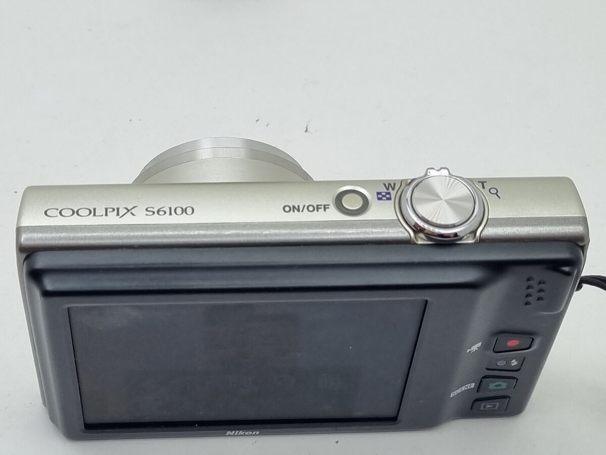 Nikon COOLPIX S6100 Noble Silver 7x Zoom 16MP Digital Camera Nikon COOLPIX S6100 Noble Silver 7x Zoom 16MP Digital Camera