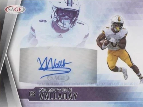 2022 SAGE Low Series Xazavian Valladay #SPA-XV
