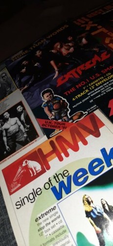 EXTREME: 4x Original A4 promo adverts + Tour ads Decadence Dance More than words - Picture 5 of 6