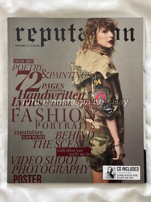 Taylor Swift Reputation Vol 2 Magazine CD Poster Target