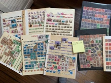 NHR I2 India Stamps Mixed on and off paper hundreds mixed condition