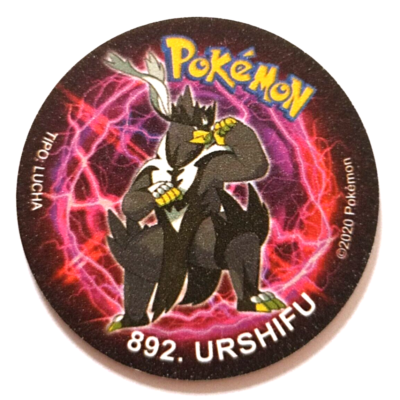 TAZO POKEMON DKV #892 URSHIFU 2019 Sword & Shield PERU Edition