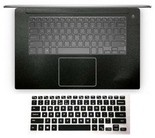 Matte black Palmrest Sticker  Keyboard Cover Protector for Dell XPS 15 series