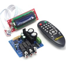 1Set PGA2311 Stero Volume Preamp Remote Control Preamp Board with LCD for DIY