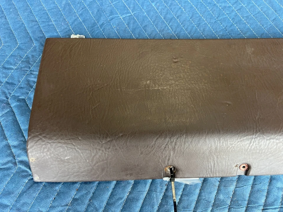 Porsche 944 1983-1985 marrón tablero derecho rodillera panel de patada moldura OEM #2438EM Foto 4 de 4