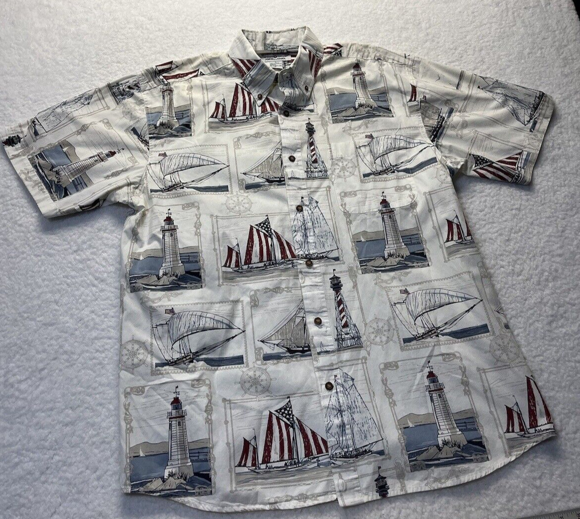 Boca Classics Original Button Down Short sleeve N… - image 1