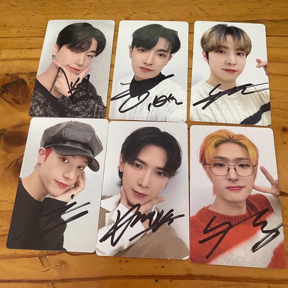 ATEEZ VALENTEEZ Autographed Signed Photo Cards 2023 KAURA POCA SET