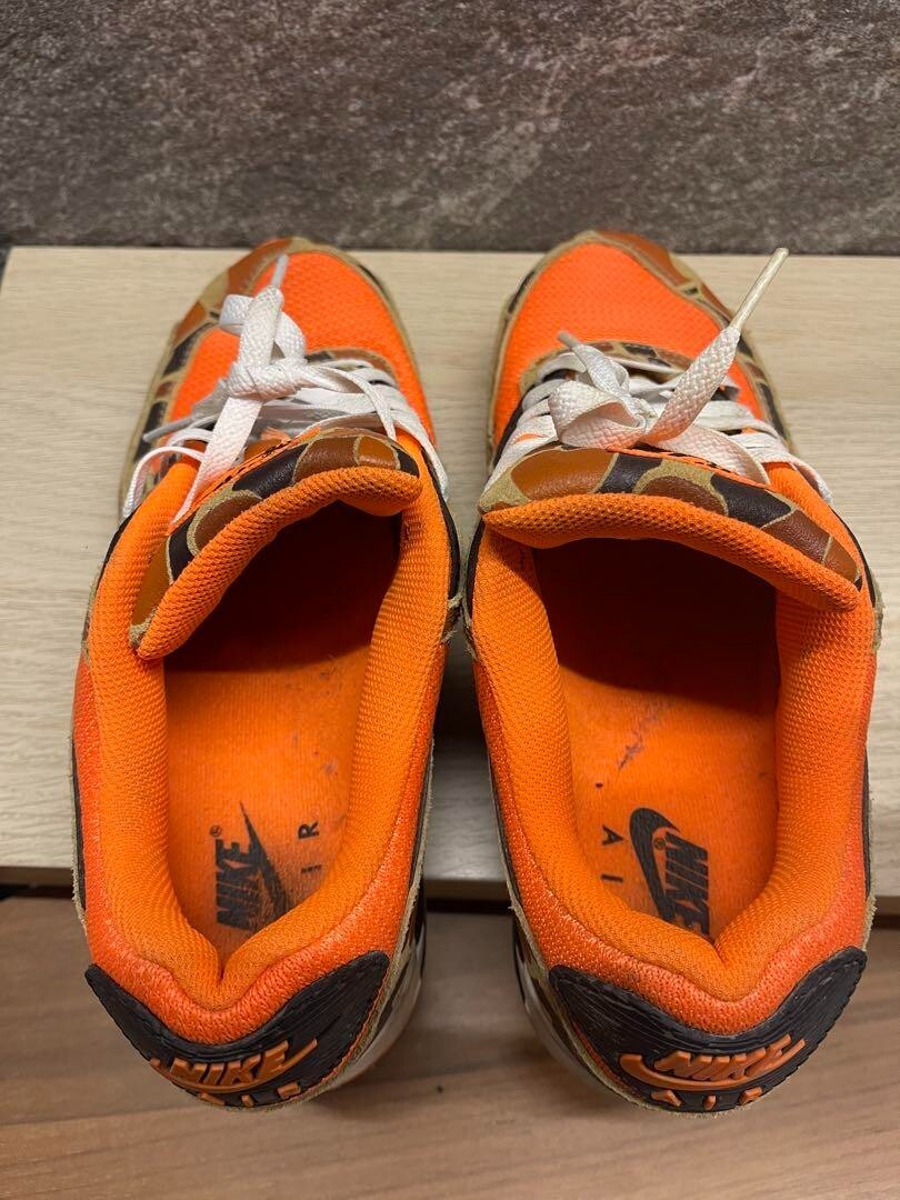 Nike Air Max 90 Orange Duck Camo CW4039-800 Sneaker US9.5 No  display picture 3
