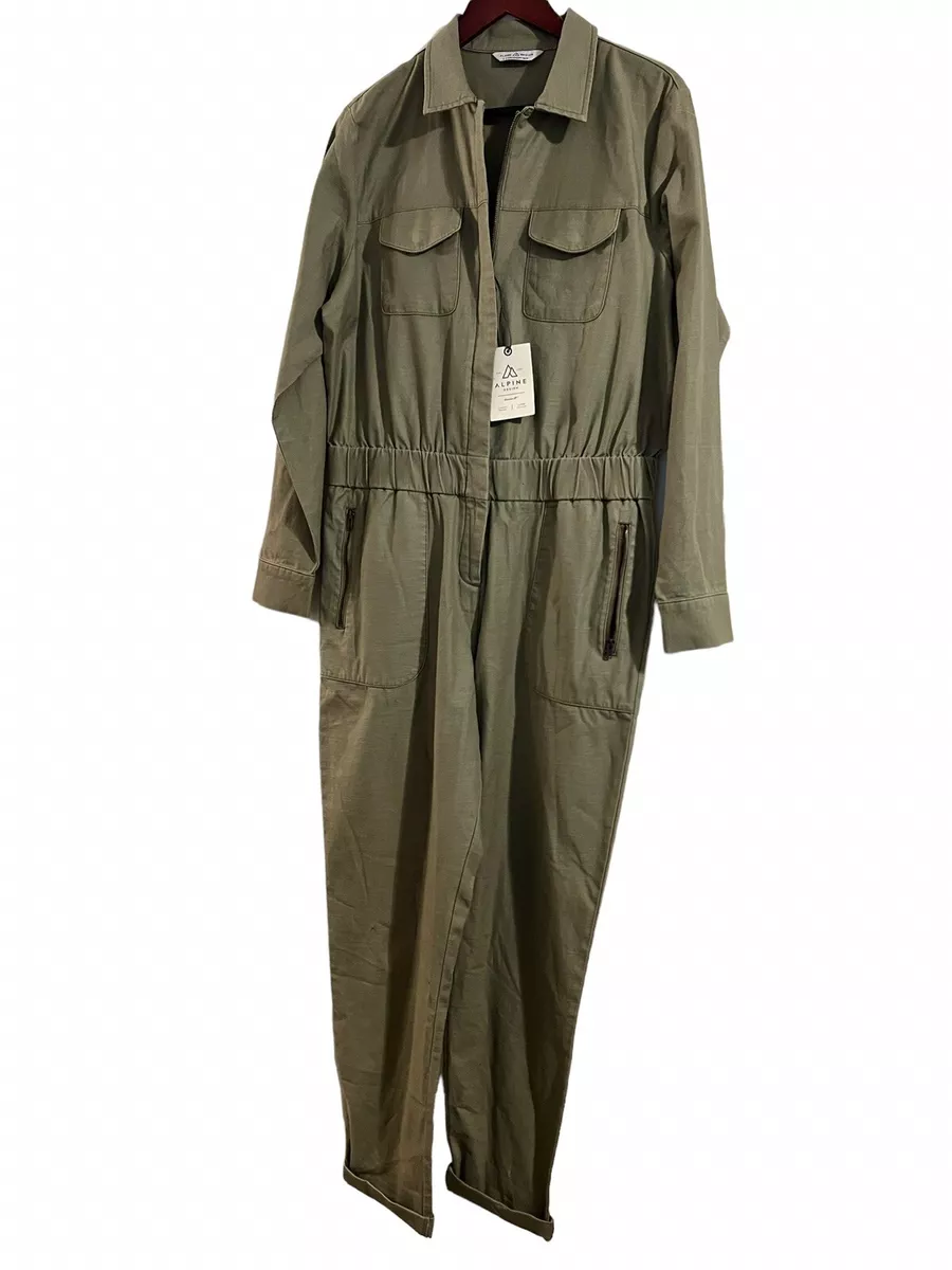 Alpine Design Women s Small Traveler Jumpsuit Light Olive Green