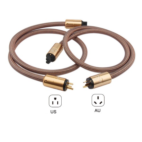 AU Power Cable Cord Accuphases AU NZ Mains Power Cable HIFI AC Power Cord Wire - Picture 5 of 9