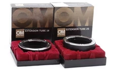 Near Mint Olympus Extension Tube 14 & 25 with Boxes #45197