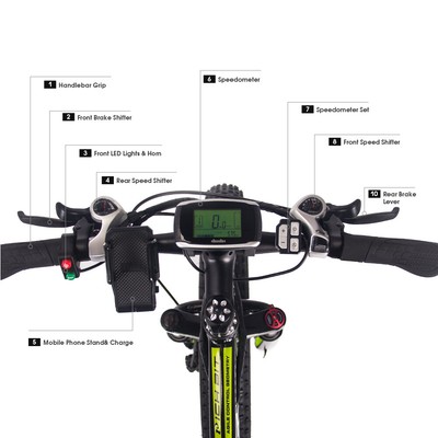 RichBit 1000W 48V 17AH 7Speed Electric 