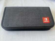 Nintendo Switch Grey Soft Sided Carrying Case with Removable Wrist Strap