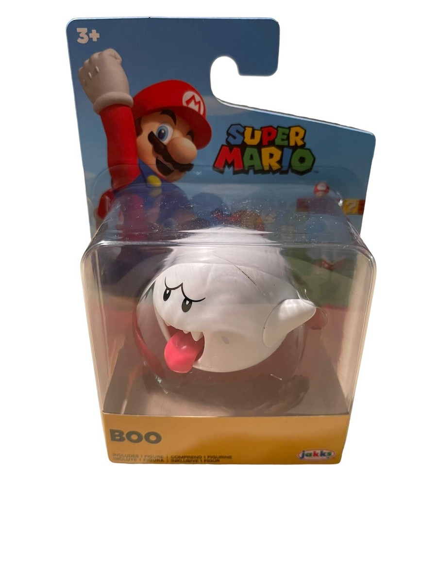 Jakks World of Nintendo Super Mario Boo Ghost Action Figure | 2.5