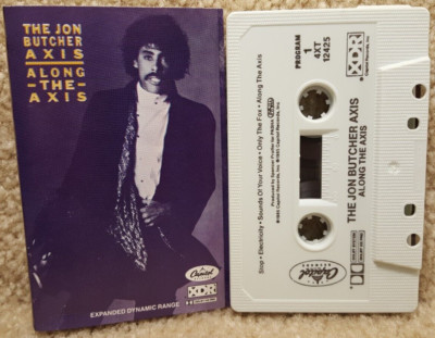 Vintage 1985 Cassette Tape The Jon Butcher Axis Along The Axis Capitol Records