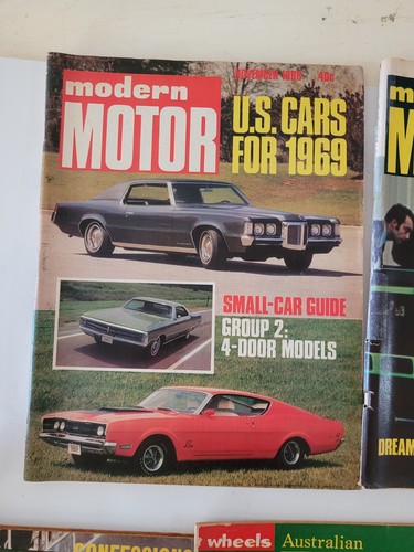 7 x Australian Car Magazines 1950s /60s, Modern Motor, Wheels,Small Car YearBook - Picture 6 of 10