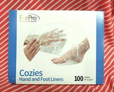 100ct HAND  FOOT LINERS Cozies Paraffin Wax, Heated Mitt  Treatments Bag Cover