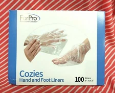 100ct HAND & FOOT LINERS Cozies Paraffin Wax, Heated Mitt & Treatments Bag Cover