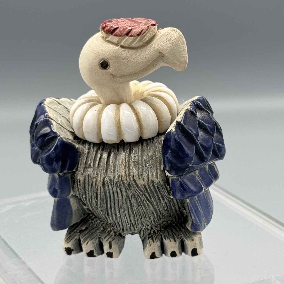Vtg Artesania Rinconada Condor Bird Buzzard Vulture Figurine Galze