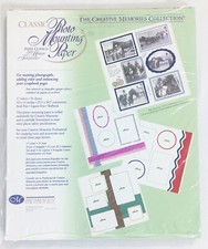Creative Memories Classic Photo Mounting Paper 34 Sheets 17 Colors Torn Pkg