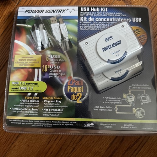 Brand New Power Sentry USB Hub Kit - 2 packs. Sealed - Picture 2 of 3