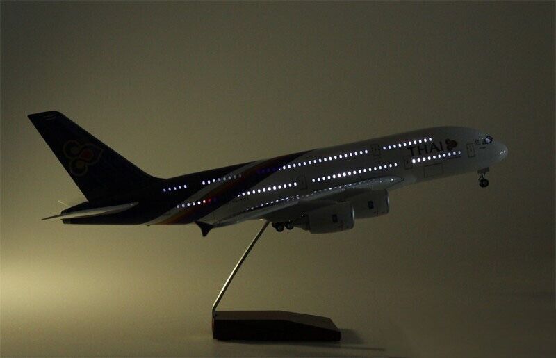 46CM THAI AIRBUS A380 Airplane Led Sound-controll Light