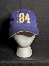 Vintage Minnesota Vikings #84 Randy Moss Hat Cap Purple Adjustable Strap