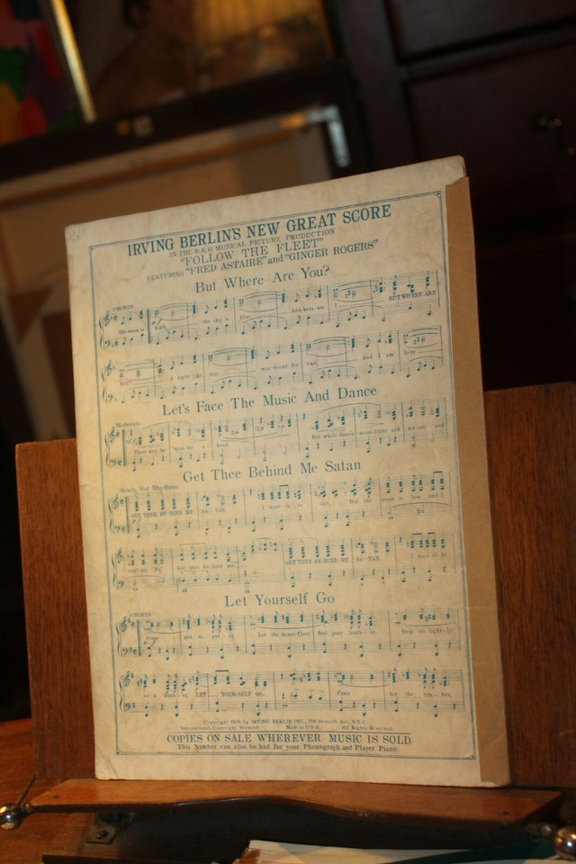 Antique Sheet Music Easter Parade Irving Berlin | eBay