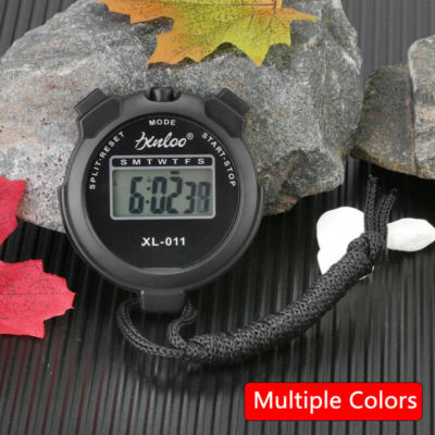 Elektronischer LCD-Timer Digital Sport Stoppuhr Datum Alarmzähler Chronograph