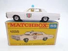 VINTAGE MATCHBOX LESNEY No.55d MERCURY POLICE CAR IN ORIGINAL BOX 1968