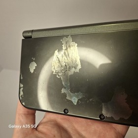 "New" Nintendo 3DS XL Metallic Black Console *Tested Works* *READ ROUGH SHAPE*