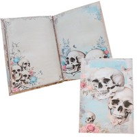 Notizbuch A5 Hardcover 160 Seiten | Bullet Journal Tagebuch | Old Skull