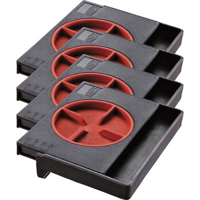 Bessey Abstandshalter-Satz 4-teilig Abstandskeile von 5 - 20 mm verstellbar AV2