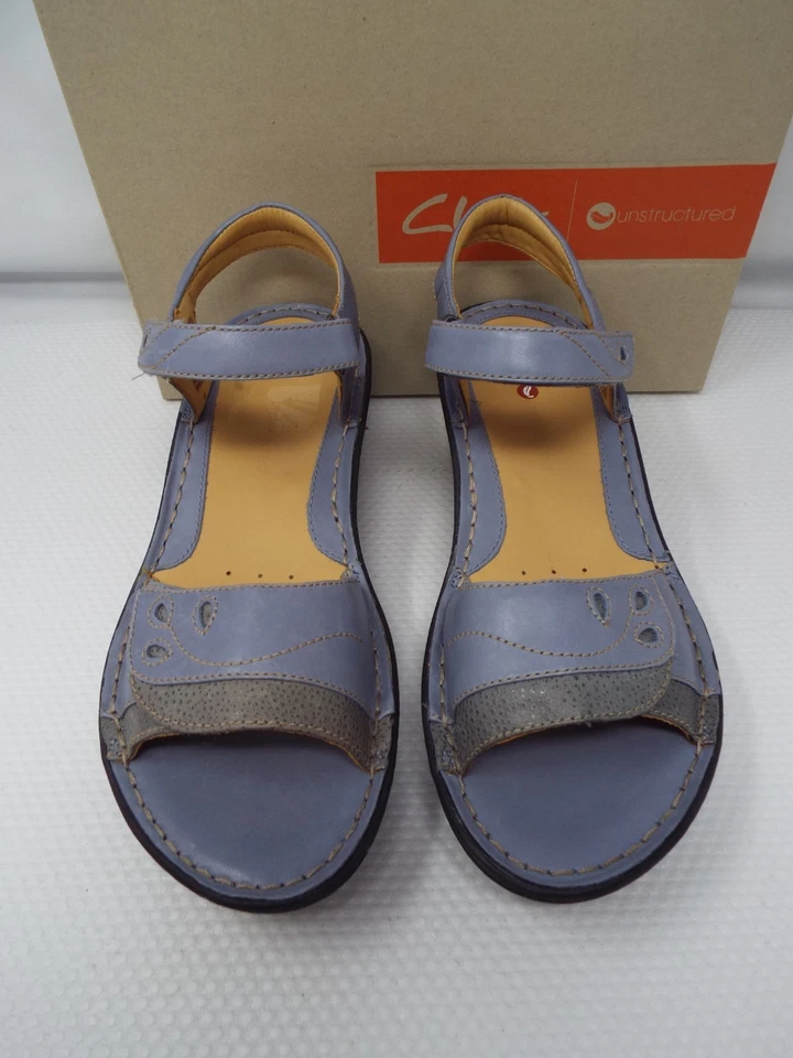 Clarks Ladies Blue Sandal UK Size 6 NIB                     #3        JL8 - Image 3 of 4