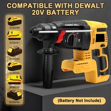 For Dewalt 18V 20V Cordless Drill Brushless SDS Rotary Electric Impact Hammer UK