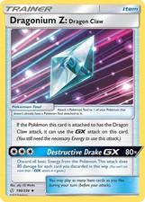 Dragonium Z: Dragon Claw SM - Cosmic Eclipse 190/236 NM Pokemon