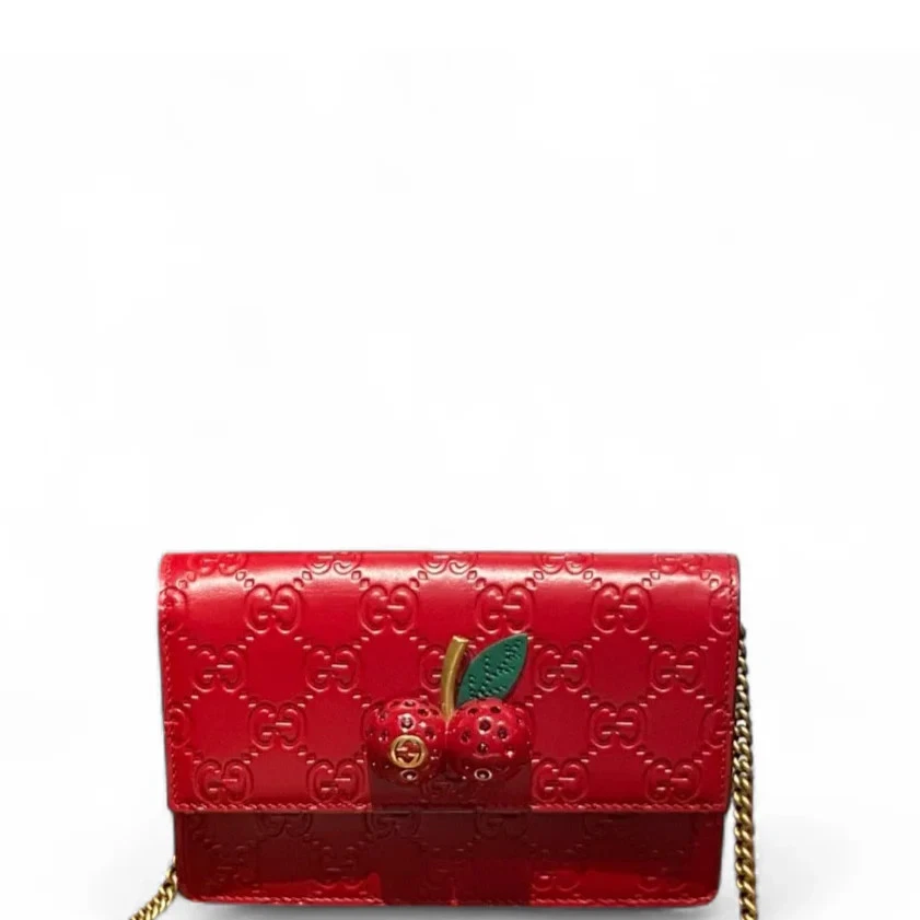 Gucci Guccissima Red Bags & Handbags for Women for sale | eBay