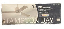 Hampton Bay Madison 52 in. Indoor Brushed Nickel Ceiling Fan w/ Light and Remote