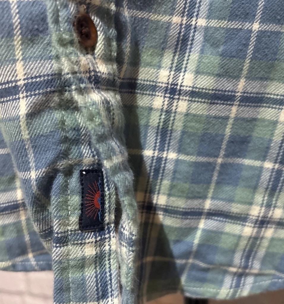 Faherty Super Brushed Flannel Button Up Shirt Men… - image 6