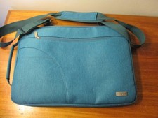 Mosiso Laptop Bag, Turquoise, Padded Shoulder Strap. Zip Closures.
