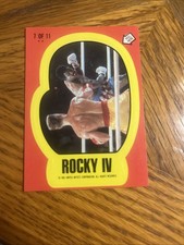 1985 Topps Rocky IV Rocky 4 Sticker  #7 Ivan Drago & Creed