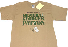 Rare! Vintage 2000s General George S. Patton T-Shirt New! NWT LARGE