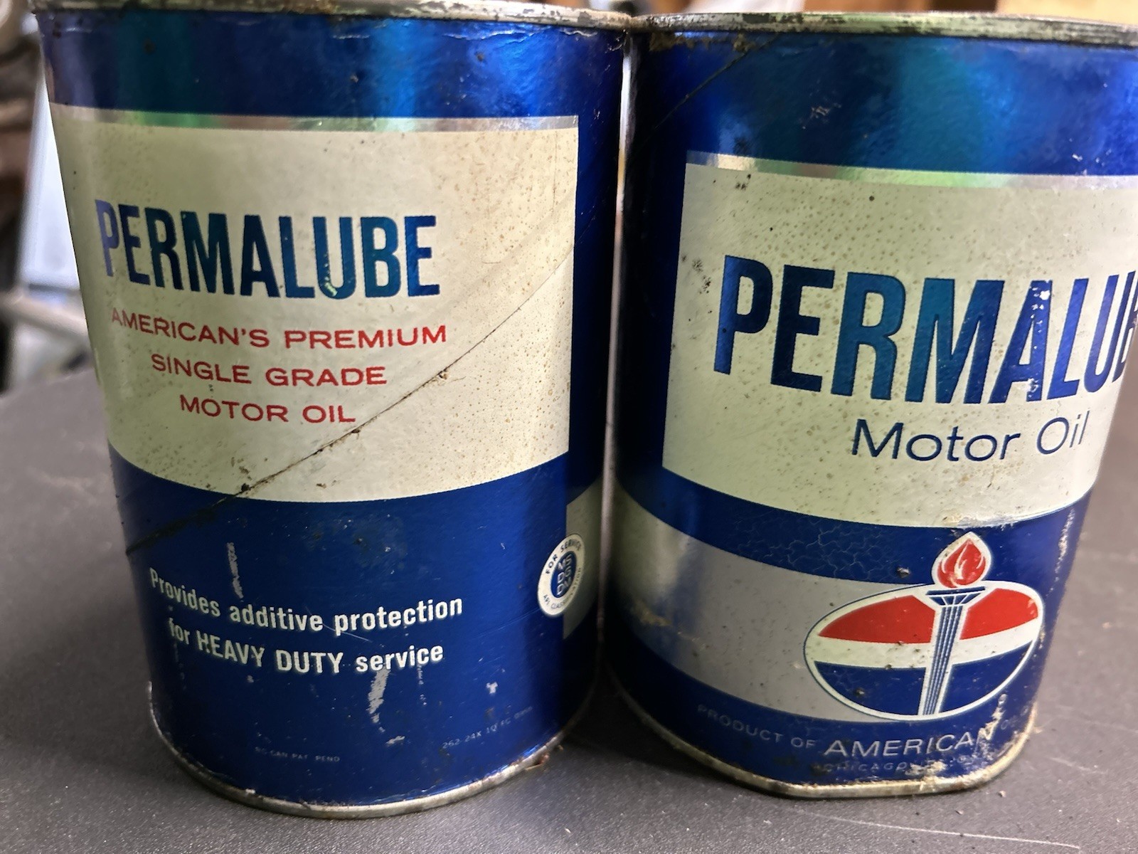 Vintage NOS American Permalube Oil Can Quart Full | eBay