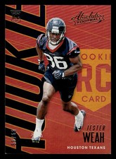 2018 Panini Absolute #144 Jester Weah Spectrum Orange #/65