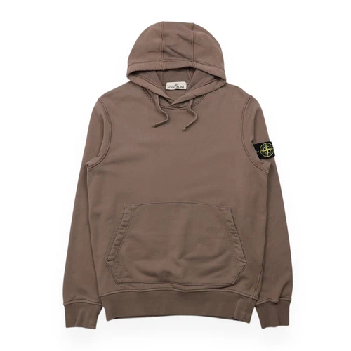 Felpa con cappuccio Stone Island nuova stagione taglia media marrone