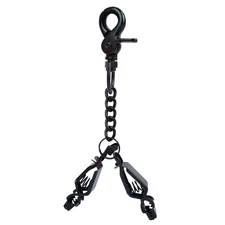 Heavy Duty Steel Glove Clip Holder with 2 Alligator Clips for Work  Skiing