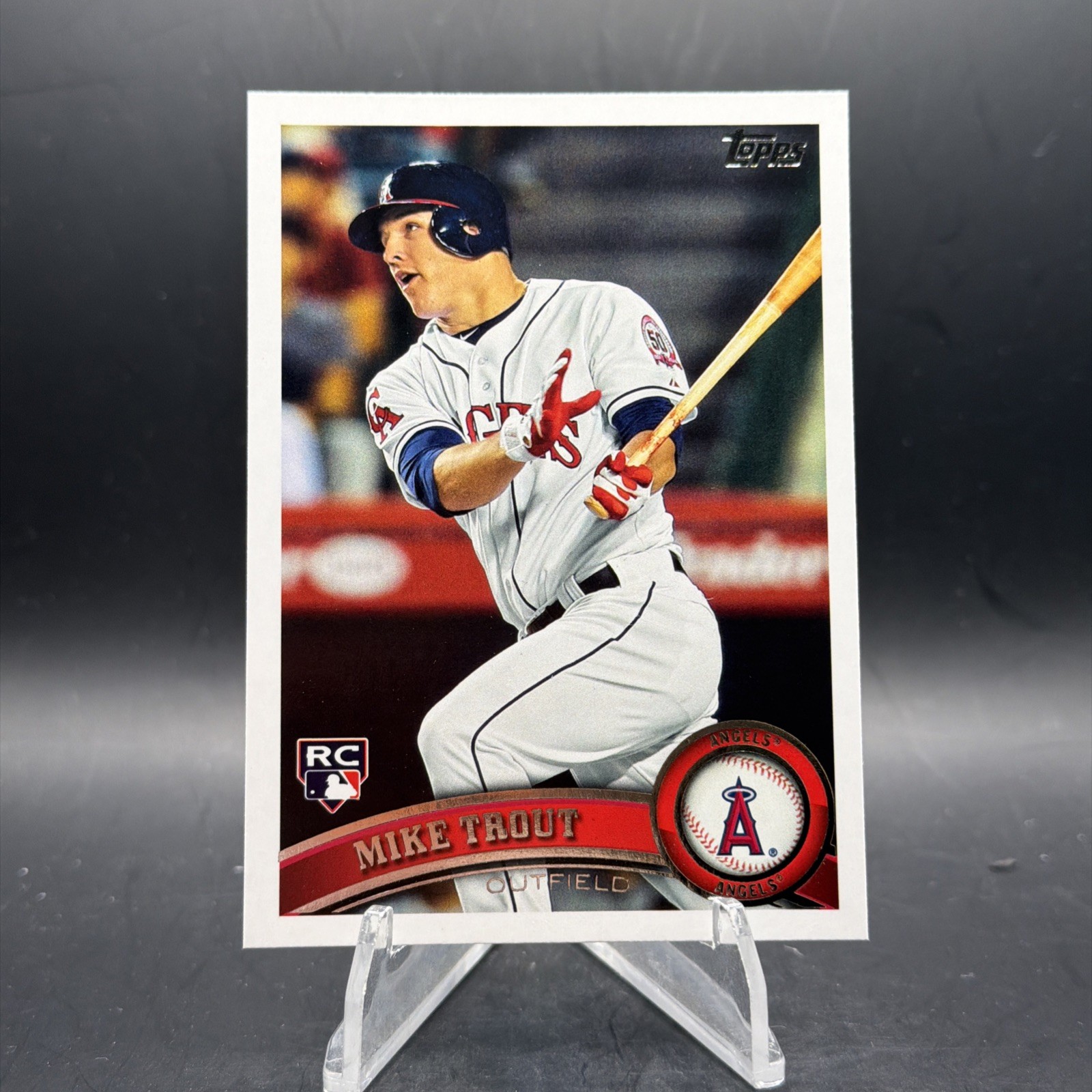 2011 Topps Update #US175 Rookie Mike Trout Los Angeles Angels SP SM2