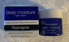 Neutrogena Deep Moisture Night Cream D3  Glycerin 2.25 Oz New, Box Wear