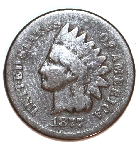 1877 Indian Head Cent - Very Good - #1959D