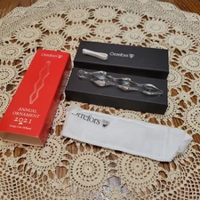 Orrefors Annual  Christmas Ornament 2021   Design Lisa Hilland Swedish Crystal